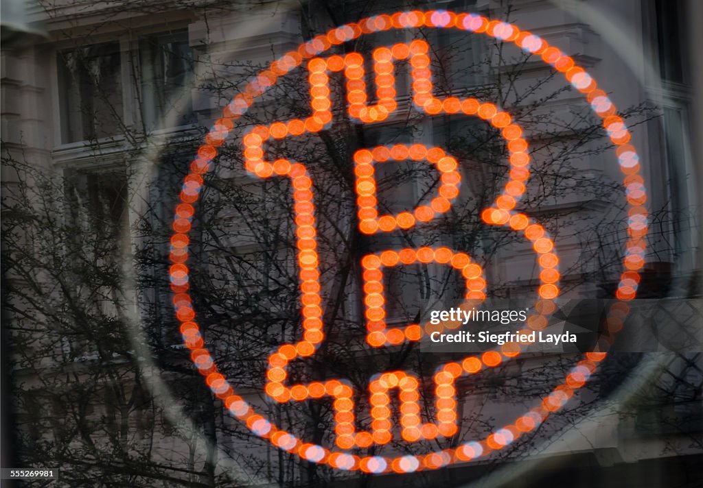 Bitcoin LED sign