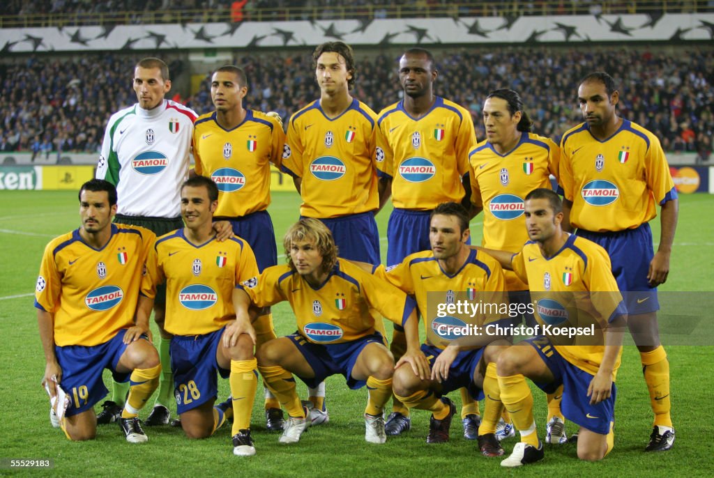 UEFA Champions League FC Bruges v Juventus Turin