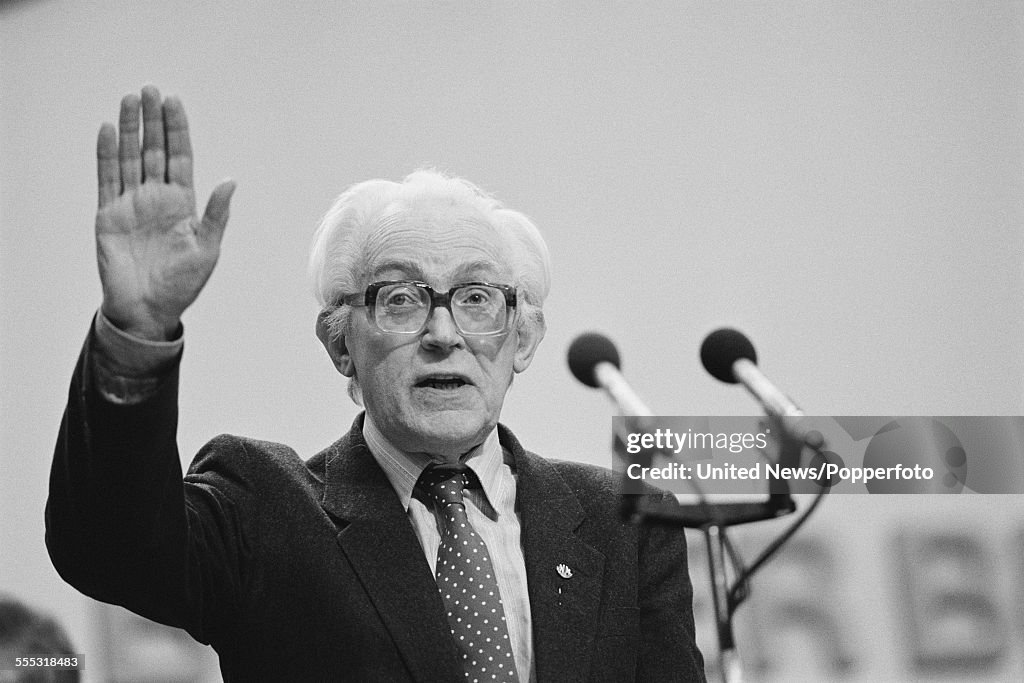 Michael Foot At Labour Party Conference