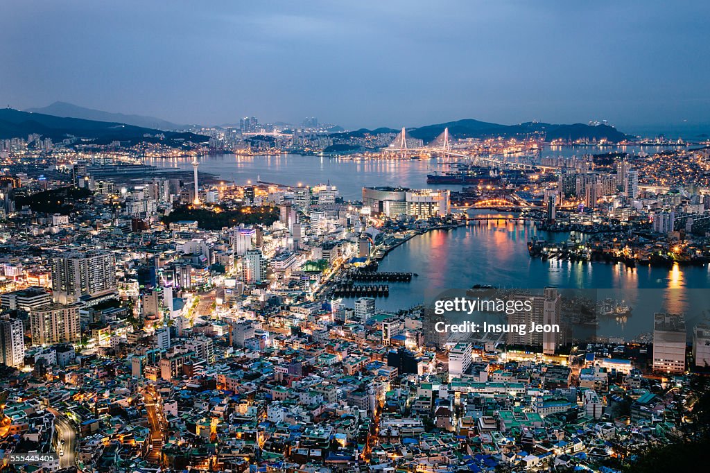 Night scene in Busan