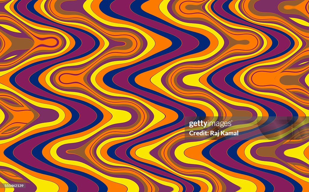 Wavy vertical shapes pattern