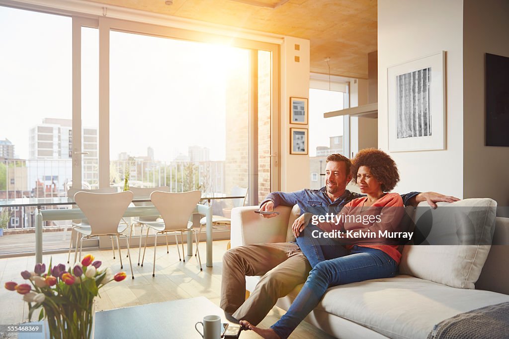 40's Couple In Apartment