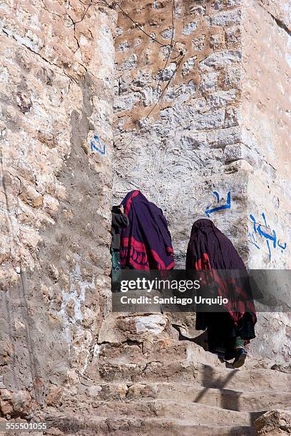 Two Women Climbing High-Res Stock Photo