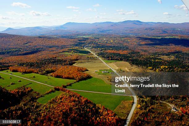 vermont aerial landscape - burlington vermont stock pictures, royalty-free photos & images