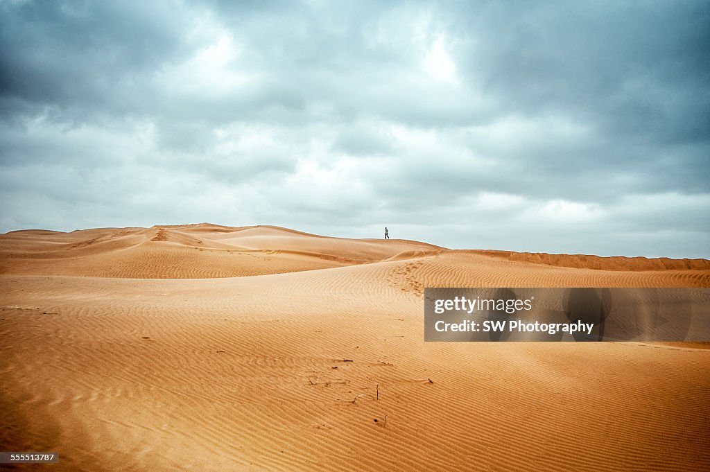 Teng Ge Li desert in China