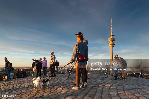 germany, bavaria, exterior - olympiapark stock pictures, royalty-free photos & images