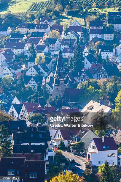 germany, baden-wurttemburg, exterior - stuttgart village stock pictures, royalty-free photos & images