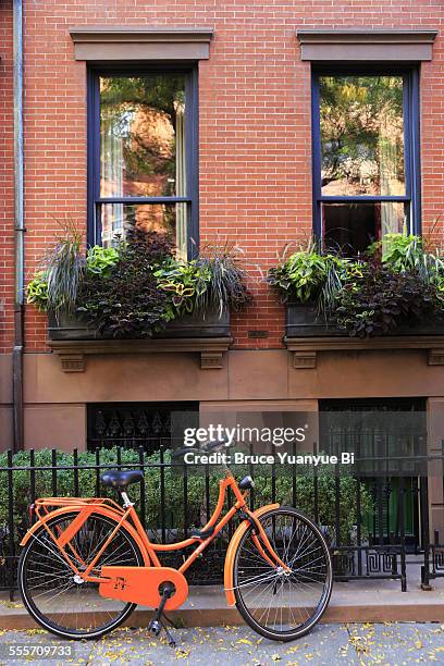 brooklyn heights - brooklyn apartment building exterior stock pictures, royalty-free photos & images