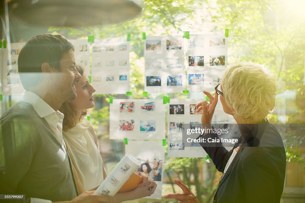 Business people talking in office