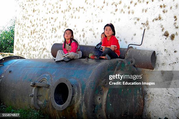 Children, Jambay, Bhutan.