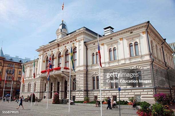 The City Hall, Central Square, Tampere, Finland, Europe.