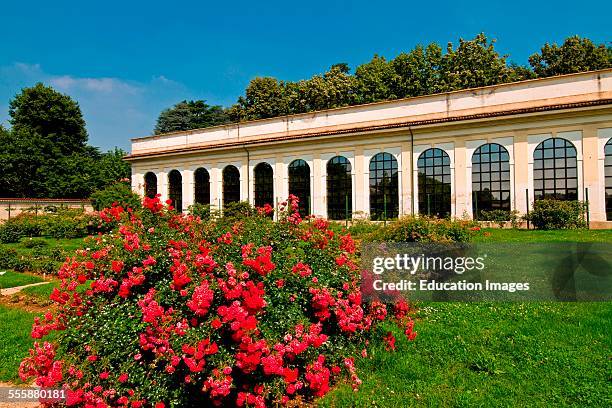 Rose Garden Niso Fumagalli, Villa Reale, Monza, Italy.