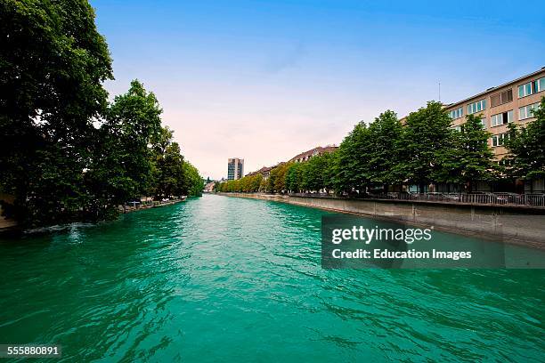 Limmat River, Zurich, Switzerland.