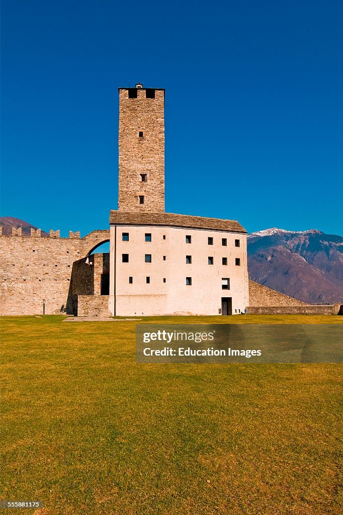Castelgrande. Bellinzona. Canton Ticino. Switzerland