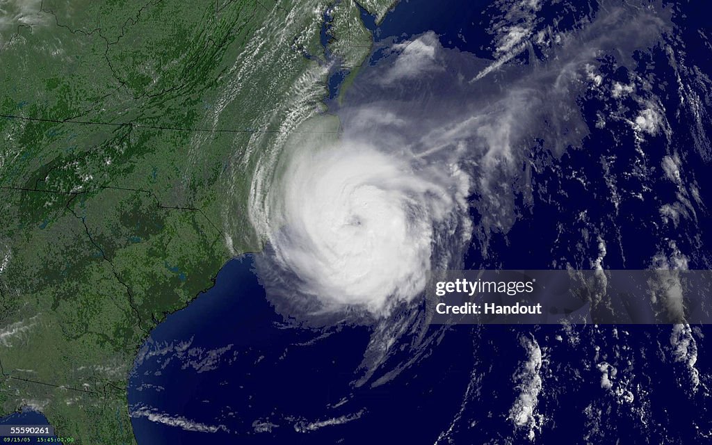 Hurricane Ophelia Moves Up North Carolina's Coast