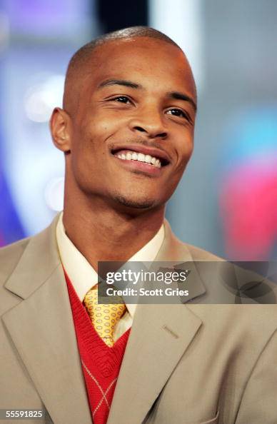 Tdi Rapper Rapper T.I. appears on stage during MTV's Total Request Live at the ...