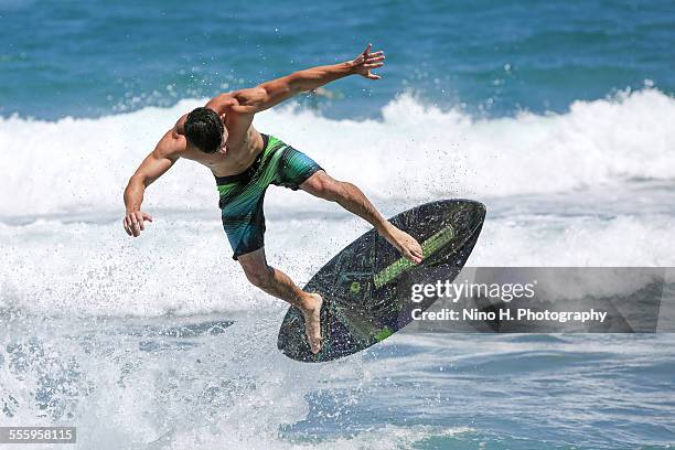 surfing day - palm beach county stock pictures, royalty-free photos & images