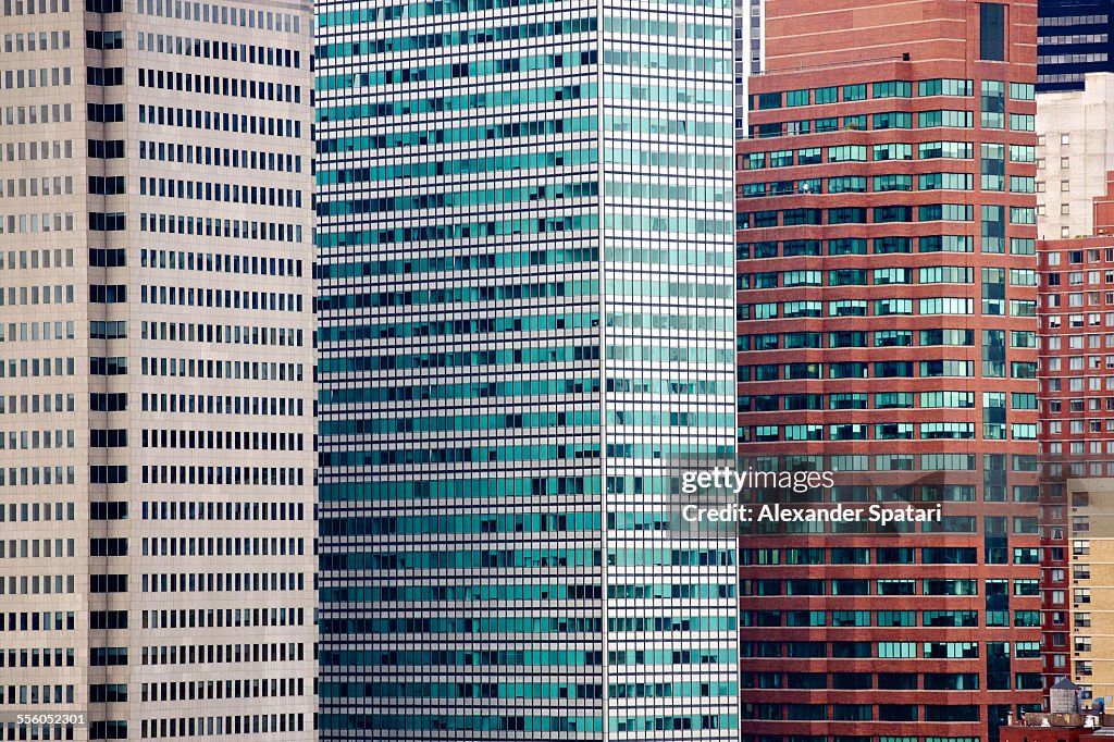 The Financial District in Manhattan from Brooklyn