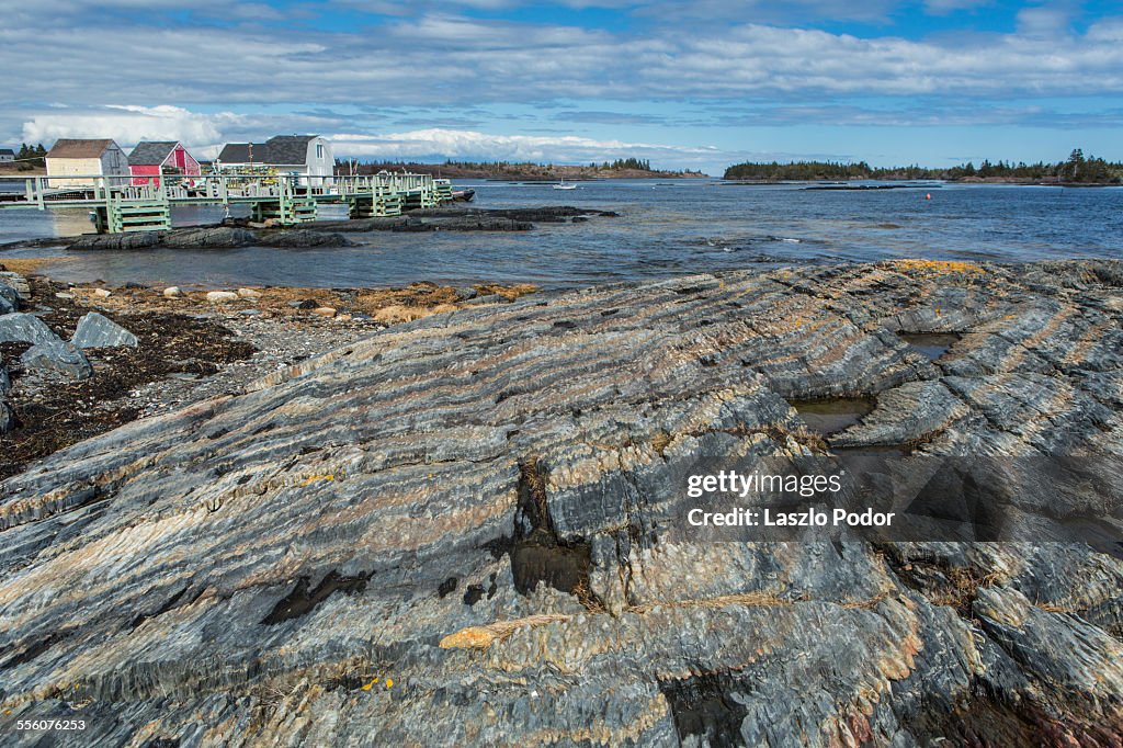 Rock Formation in Blue Rocks