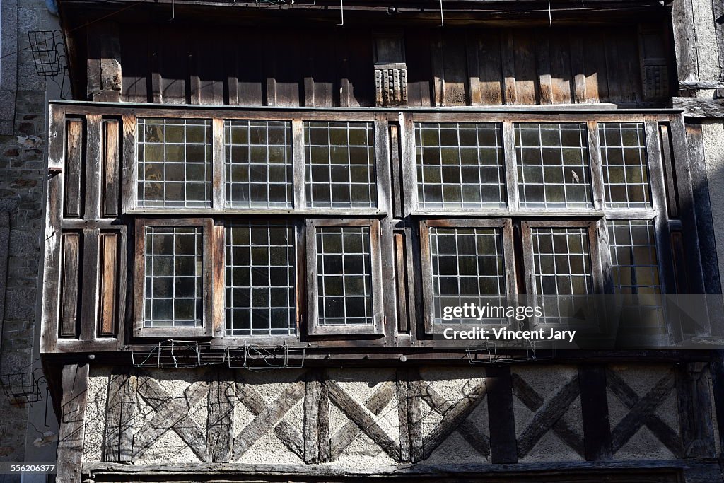 Timbered house