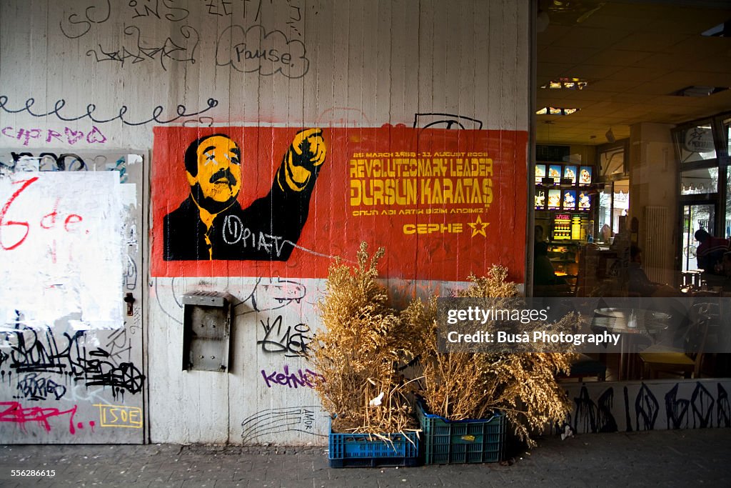 Political graffiti in Kreuzberg, Berlin