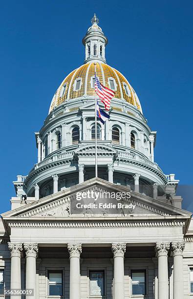 colorado state capitol building - kapitol von denver stock-fotos und bilder