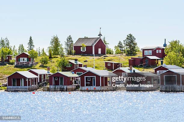 coastal houses - lulea - fotografias e filmes do acervo