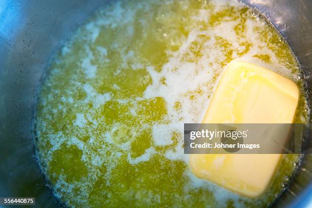 melting butter - butter stock pictures, royalty-free photos & images