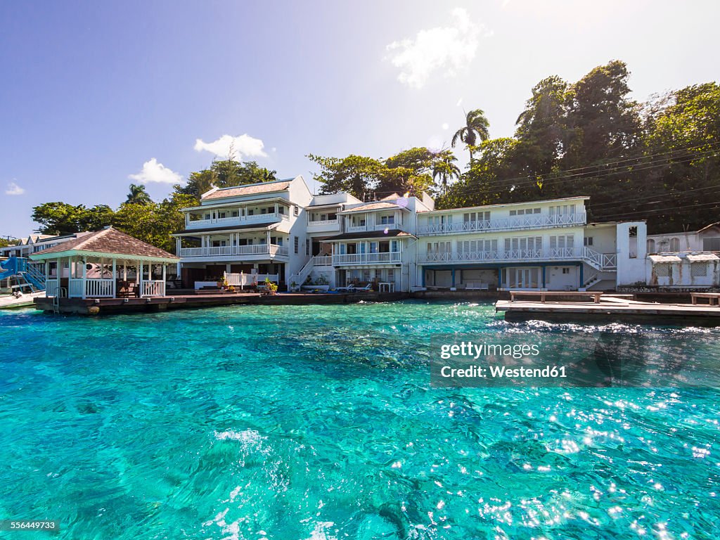 Caribbean, Greater Antilles, Jamaica, Portland Parish, Port Antonio, Luxus villas at blue lagoon