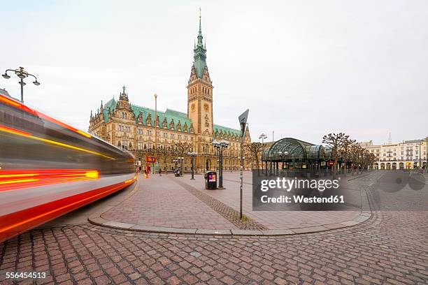 germany, hamburg, city hall - rathaus stock-fotos und bilder