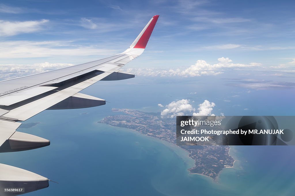 Fly over Labuan Territory, Malaysia