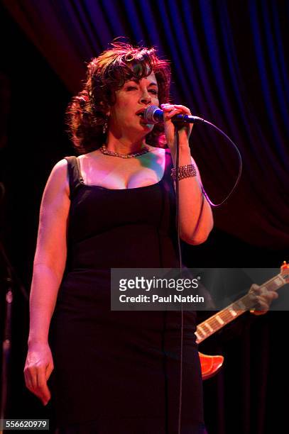 American Blues singer Janiva Magness performs onstage during the Koko Taylor Benefit at the House of Blues, Chicago, Illinois, November 19, 2006.