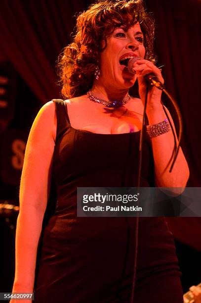 American Blues singer Janiva Magness performs onstage during the Koko Taylor Benefit at the House of Blues, Chicago, Illinois, November 19, 2006.