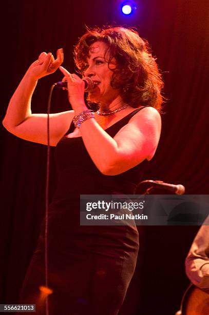 American Blues singer Janiva Magness performs onstage during the Koko Taylor Benefit at the House of Blues, Chicago, Illinois, November 19, 2006.