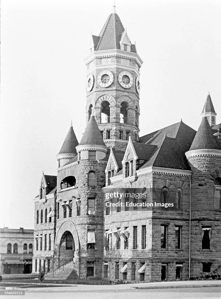 Original State Capitol Building, Olympia, Washington, c. 1915, Vintage Photograph.