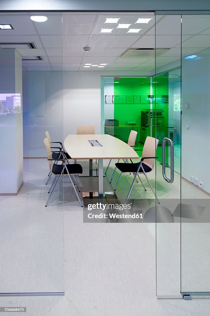 Conference room in a modern building