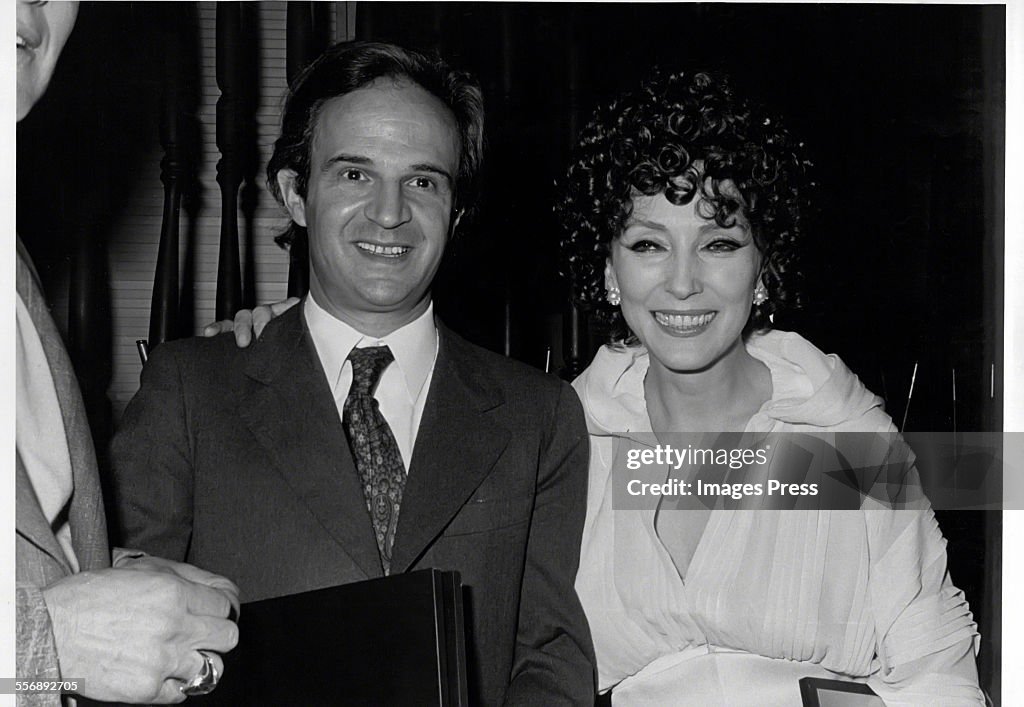 Francois Truffaut and Valentina Cortese...
