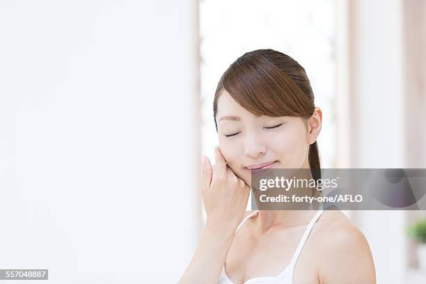 attractive young girl portrait - puffy eye stock pictures, royalty-free photos & images