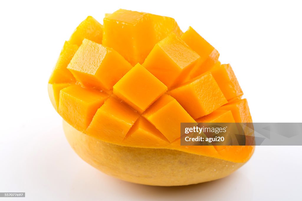 Sliced mango