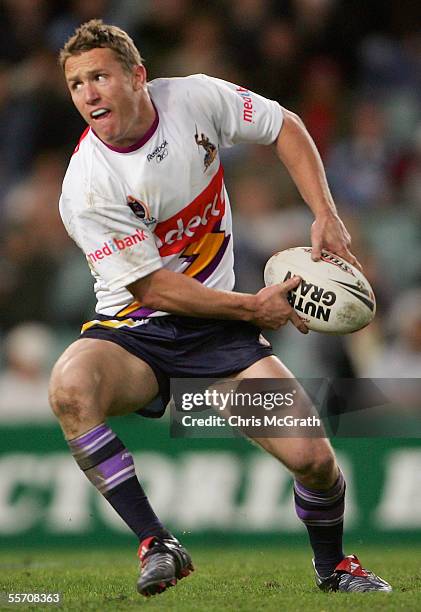 Matt Orford of the Storm in action during the NRL Semi Final between the Melbourne Storm and the North Queensland Cowboys at Aussie Stadium September...