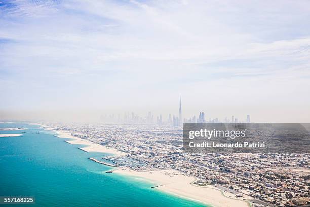 uae landscapes - dubai aerial stock pictures, royalty-free photos & images