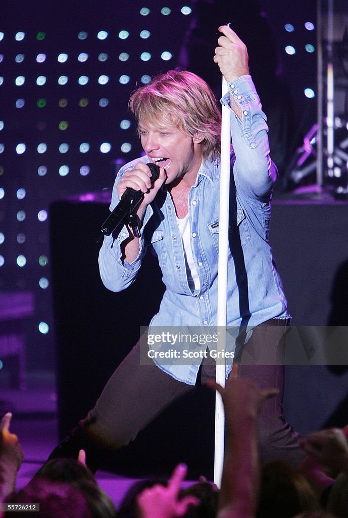 Bon Jovi "Have A Nice Day" Launch Event At Nokia Theatre Times Square