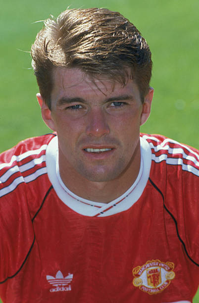 Portrait of Manchester United player Gary Pallister during a photocall for the 1990/1991 season at Old Trafford,Manchester.