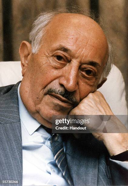 In this handout photo Simon Wiesenthal poses in this undated photo. Wiesenthal was responsible for bringing more than 1,100 Nazi war criminals to...