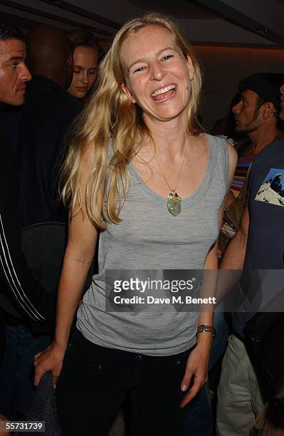 Alannah Weston attends the 20th anniversary party for shoe designer Patrick Cox at Nobu, Berkeley Street on September 20, 2005 in London, England.