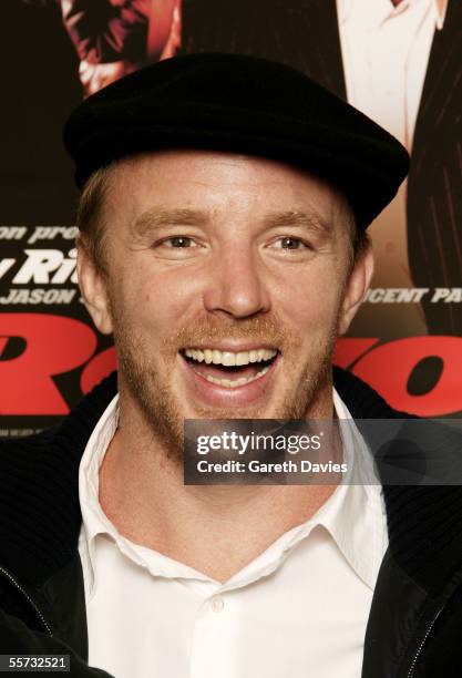 Director Guy Ritchie attends the press conference for "Revolver" ahead of this evening's UK Premiere, at the Dorchester Hotel on September 20, 2005...