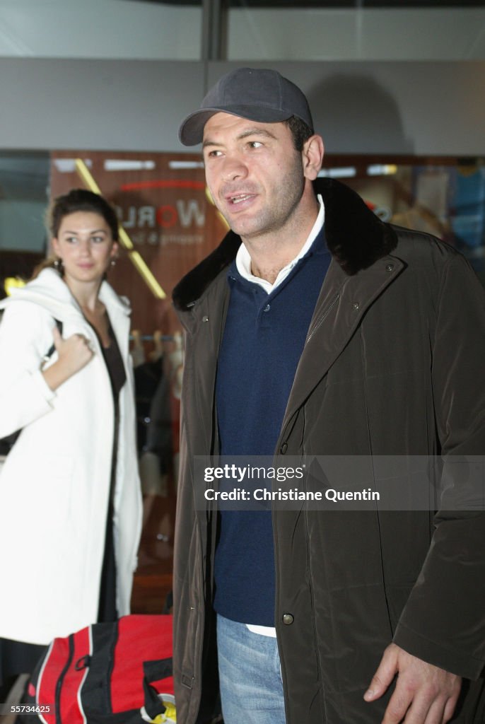 Luan Krasniqi and girlfriend Sueda Sali arrives at the Hamburg... News