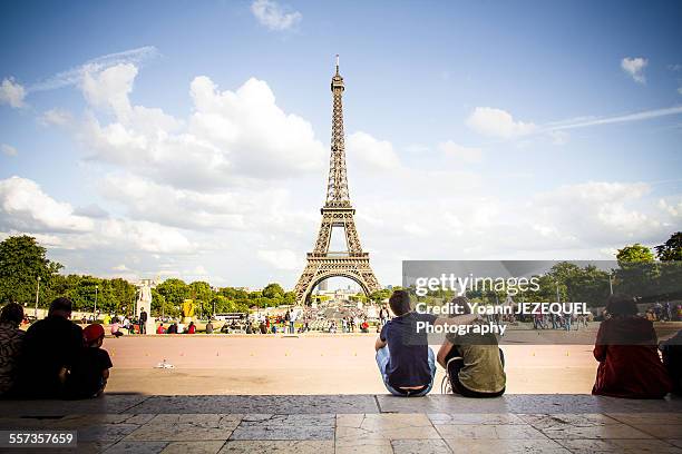 Romantic love in Paris, Eiffel Tower