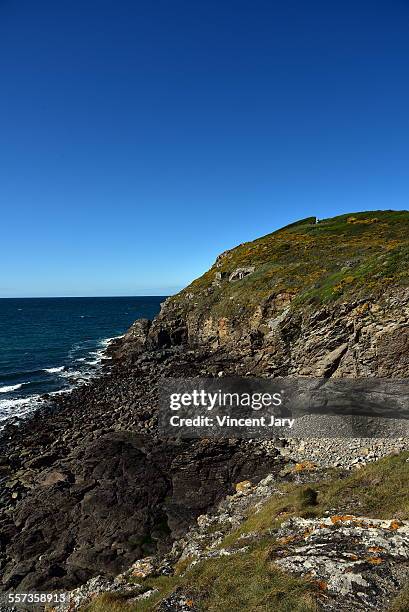 saint lunaire seascape - dinard stock-fotos und bilder