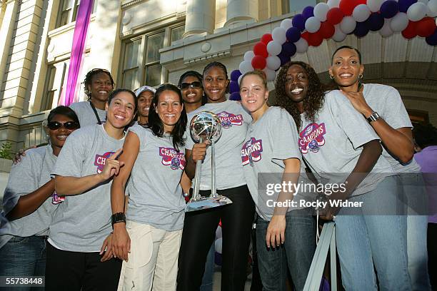 Yolanda Griffith, Kara Lawson, Chelsea Newton, Tisha Penicheiro, DeMya Walker, Rebekkah Brunson, Kristin Haynie, Hamchetou Maiga and Olympia...